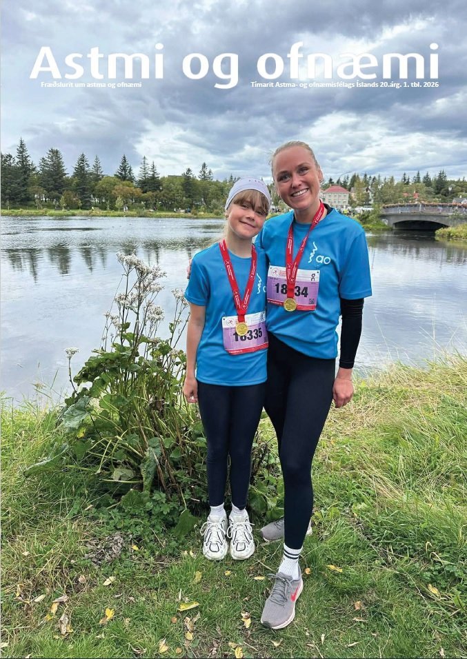 Nýjasta tölublað Tímarits Astma- og ofnæmisfélags Íslands 2026 er nú komið út á vef félagsins.