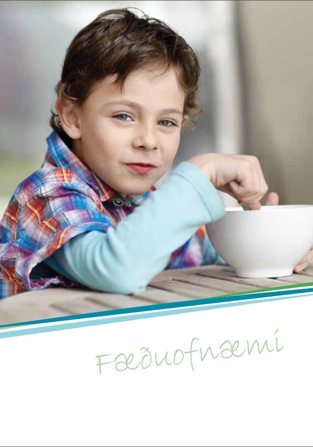 Bæklingur um fæðuofnæmi