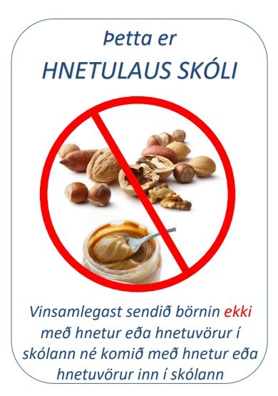 Hér er HNETULAUS!