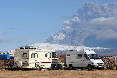 Spá um öskufall frá Eyjafjallajökli