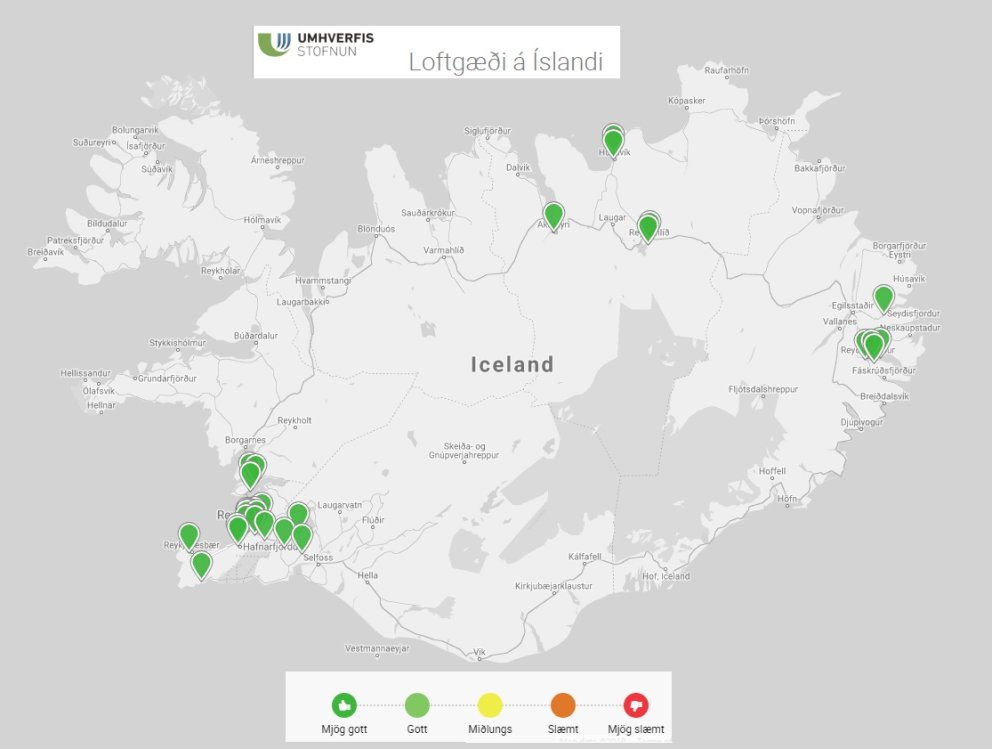 Loftmengun um áramót