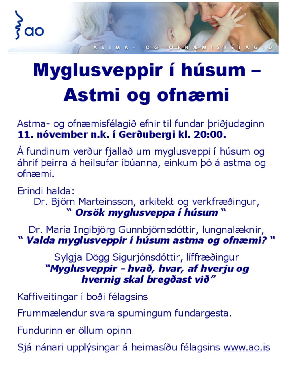 Myglusveppir í húsum