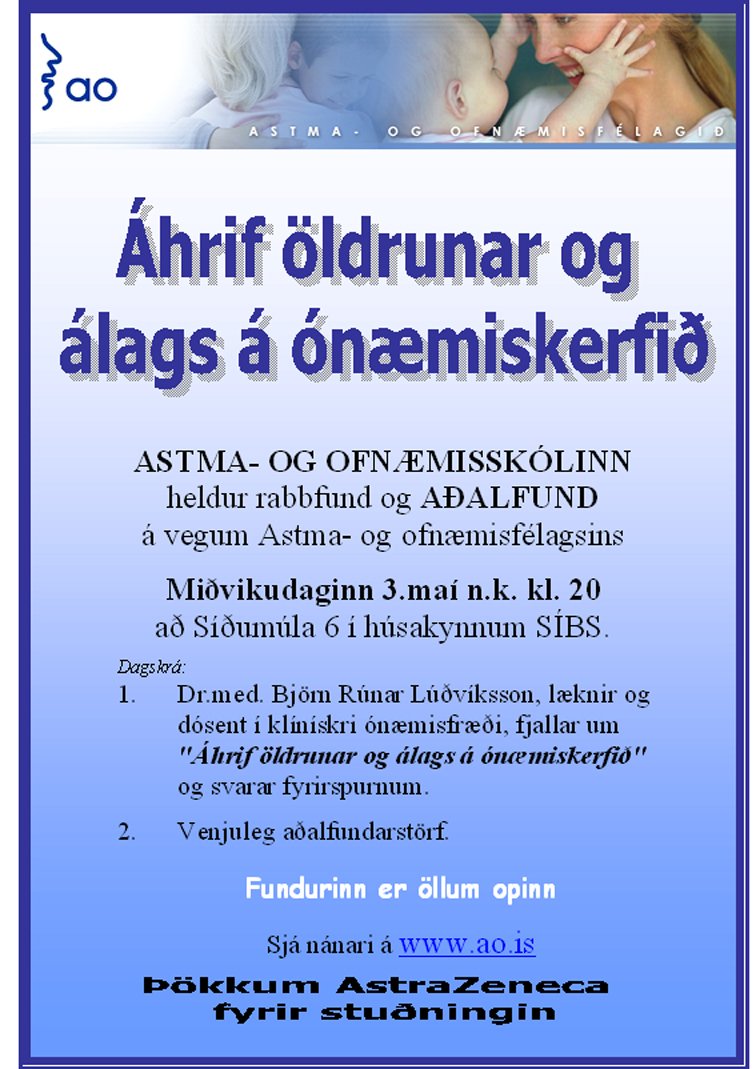 Aðalfundur og rabbfundur 3. maí 2006