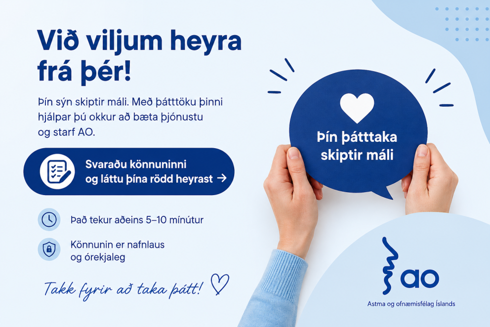 Könnun meðal félagsmanna AO