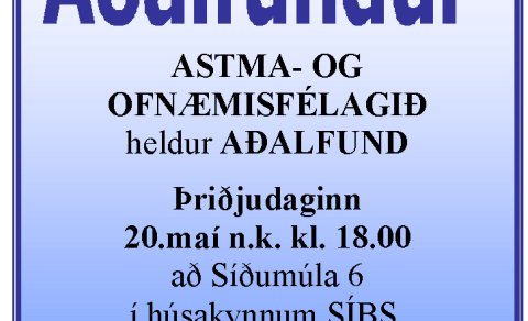 Aðalfundur AO 20. maí 2008