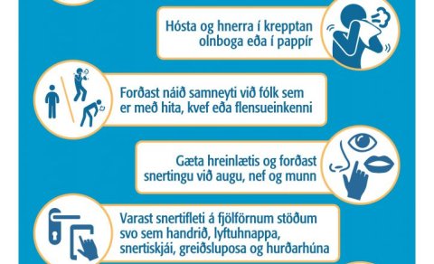 Leiðbeiningar frá sóttvarnalækni