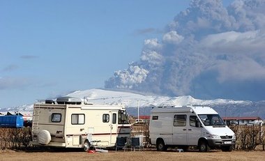 Spá um öskufall frá Eyjafjallajökli