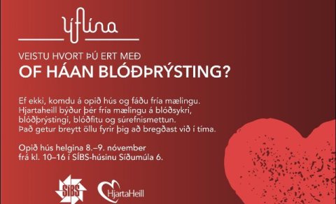 Veistu hvort þú ert með of háan blóðþrýsting