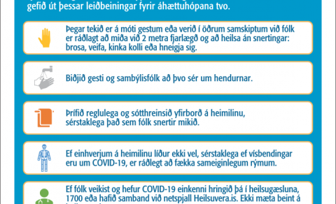 Kóróna-veiran COVID-19 upplýsingar / information / informacja