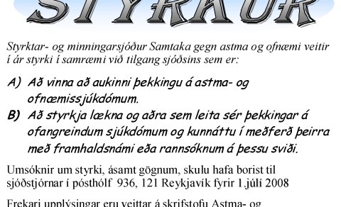 STYRKUR 2008