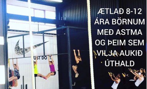 Þrek- og þolnámskeið fyrir börn